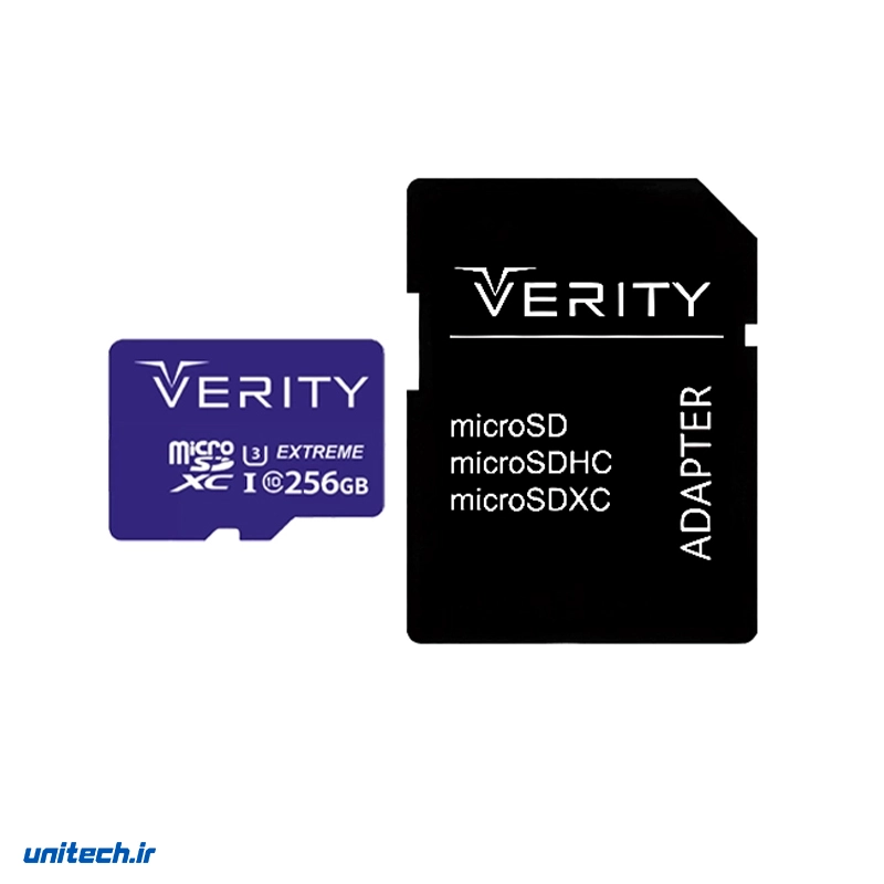 رم میکرو 256 گیگ وریتی مدل U3 533X خشابدار1